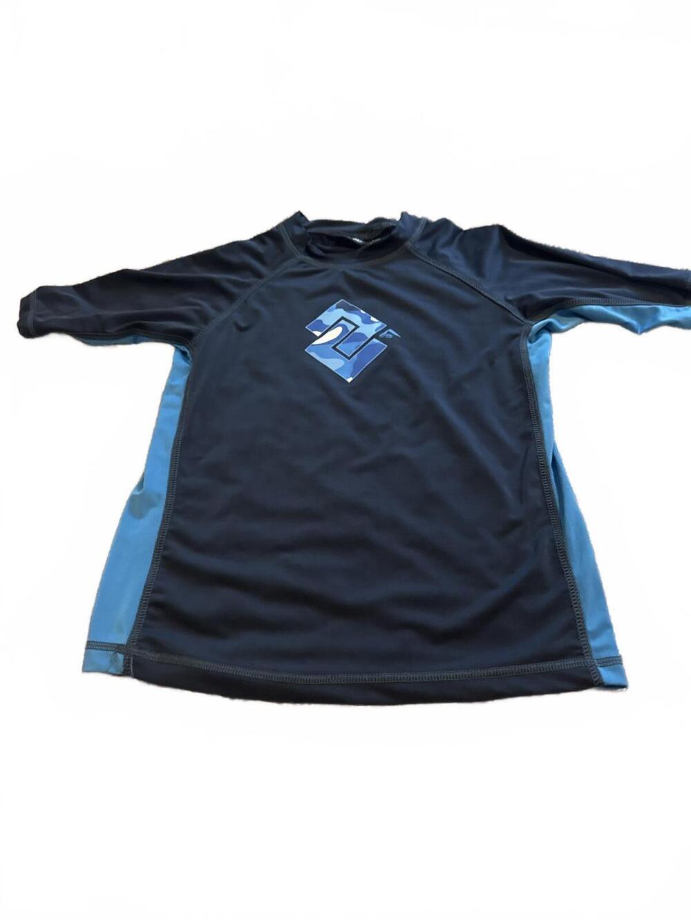 Kanu Surf Boys Large Black Blue Athletic Shirt